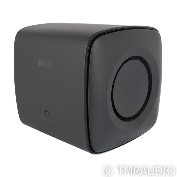 KEF KC62 Dual 6.5" Powered Subwooferr; Carbon Black