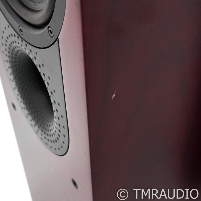 B&W Nautilus 804 Floorstanding Speakers; Cherry Red Pair
