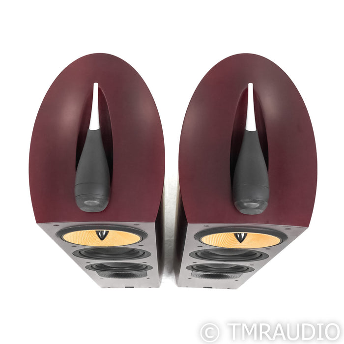 B&W Nautilus 804 Floorstanding Speakers; Cherry Red Pair