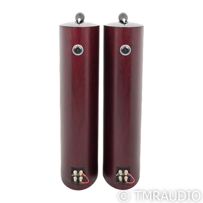 B&W Nautilus 804 Floorstanding Speakers; Cherry Red Pair