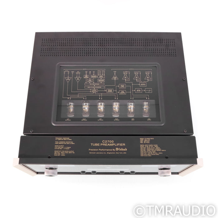 McIntosh C2700 Stereo Tube Preamplifier; MM & MC Phono