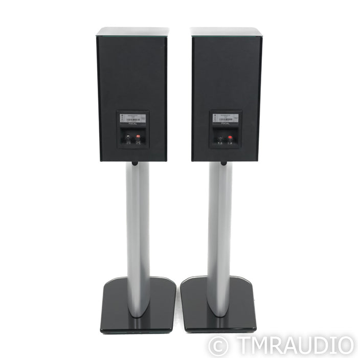 Focal Aria 906 Bookshelf Speakers; High Gloss Black Pair w/ S900 Stands (Used)