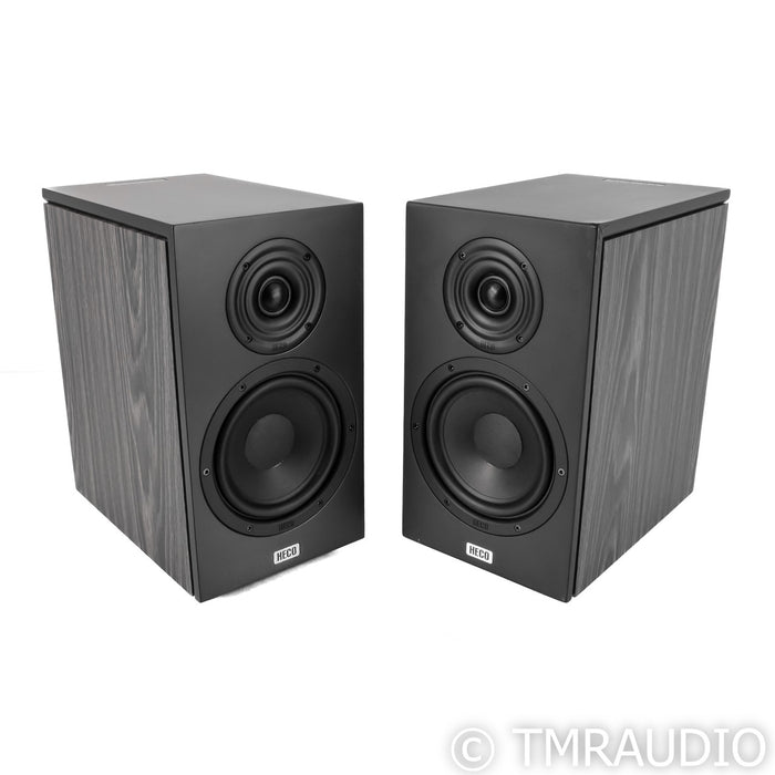 Heco Aurora 300 Bookshelf Speakers; Black Pair