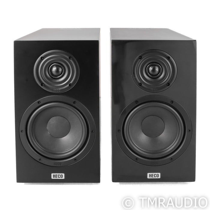 Heco Aurora 300 Bookshelf Speakers; Black Pair