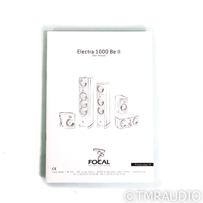 Focal Electra CC 1008 Be Center Channel Speaker; Walnut