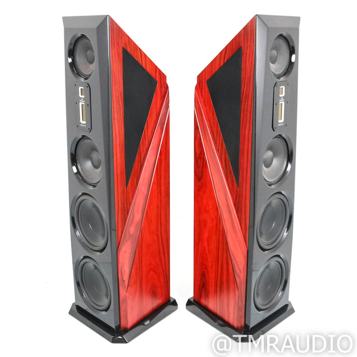 Legacy Audio Aeris Floorstanding Speakers; Rosewood Pair with Wavelet Processor