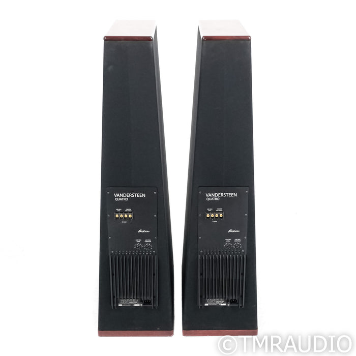 Vandersteen Quatro Floorstanding Speakers; Original Fab Version; Mahogany Pair