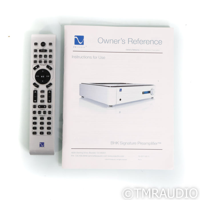 PS Audio BHK Signature Stereo Tube Hybrid Preamplifier