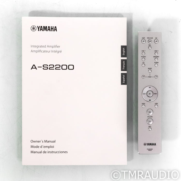 Yamaha A-S2200 Stereo Integrated Amplifier; MM & MC Phono
