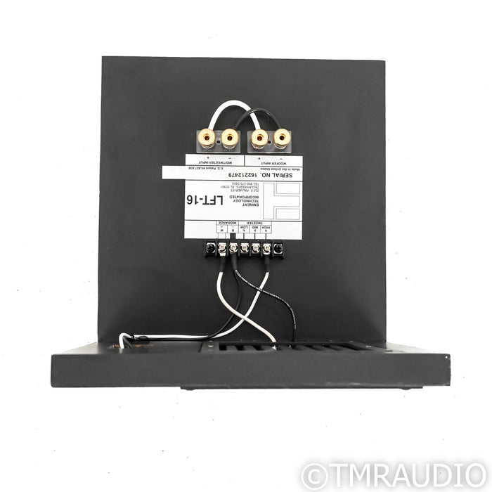 Eminent Technology LFT-16 Bookshelf Speaker; Black Single (No Grill)