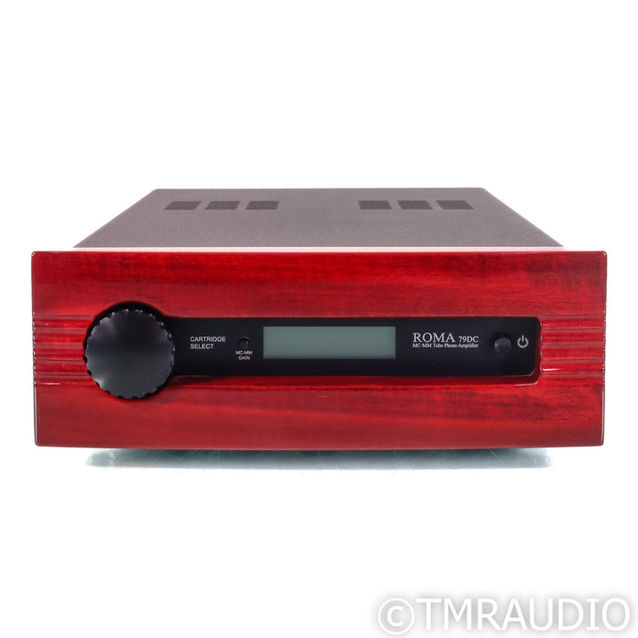 Synthesis Roma 79DC MM & MC Tube Phono Preamplifier; Red