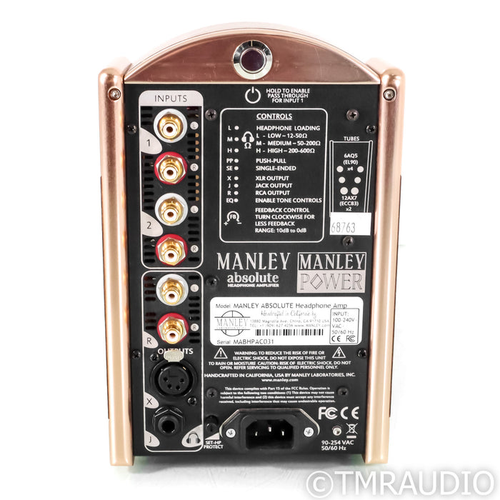 Manley Laboratories Absolute Tube Headphone Amplifier