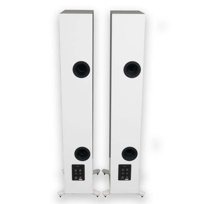 KEF R11 Meta Floorstanding Speakers; White Gloss Pair