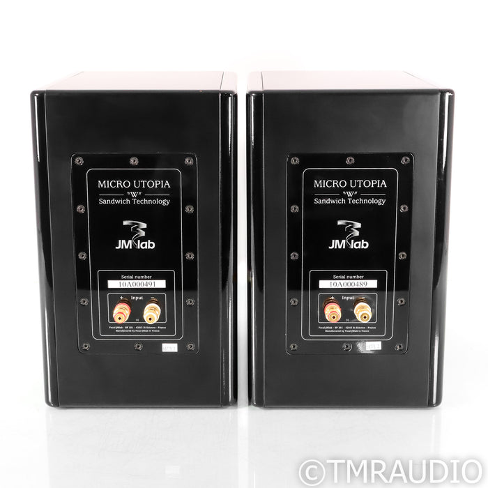 Focal JM Lab Micro Utopia Bookshelf Speakers; Black Pair