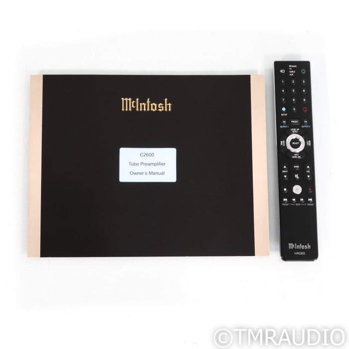 McIntosh C2600 Stereo Tube Preamplifier; MM & MC Phono