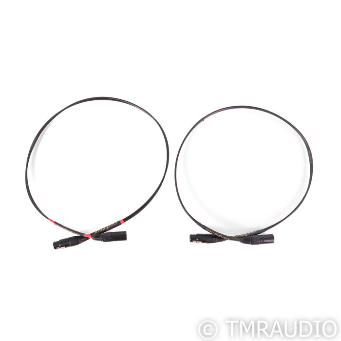 Audience Au24 XLR Cables; 1m Pair Balanced Interconnects