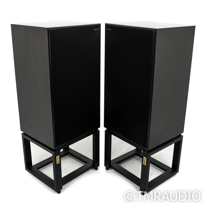 Harbeth Monitor 40.2 Speakers; Tiger Ebony Pair w/ Ton Trager Stands