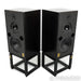 Harbeth Monitor 40.2 Speakers; Tiger Ebony Pair w/ Ton Trager Stands
