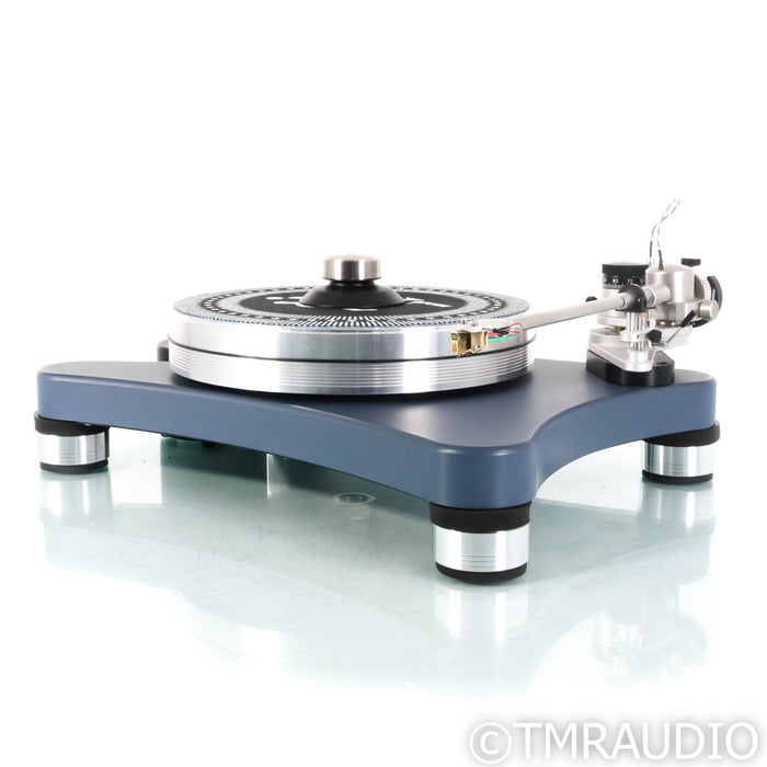 VPI Super Prime Scout Turntable; Limited Edition Blue w/ Micro Benz Gold MC