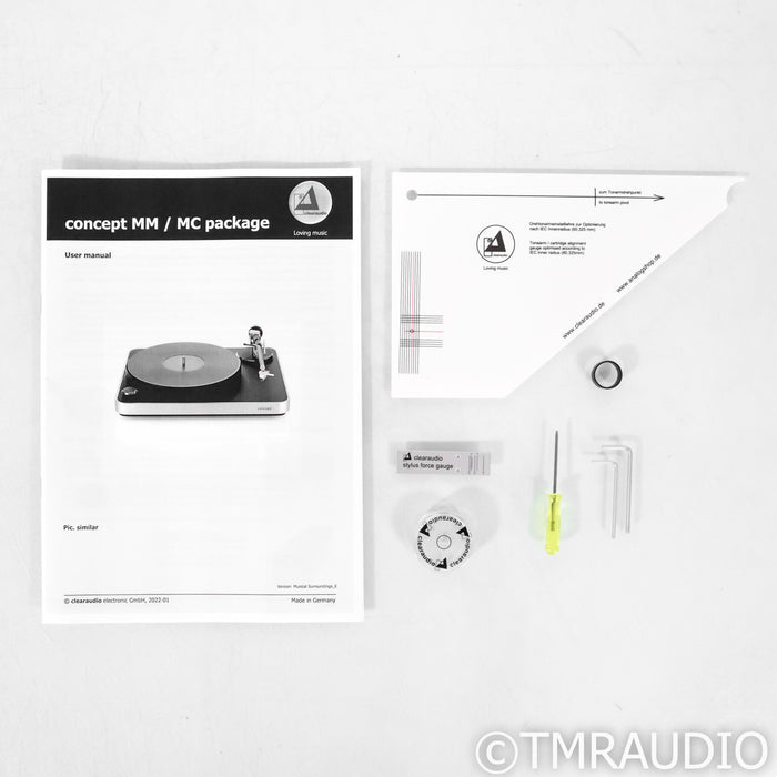 Clearaudio Concept Belt Drive Turntable; Concept MC Cartridge