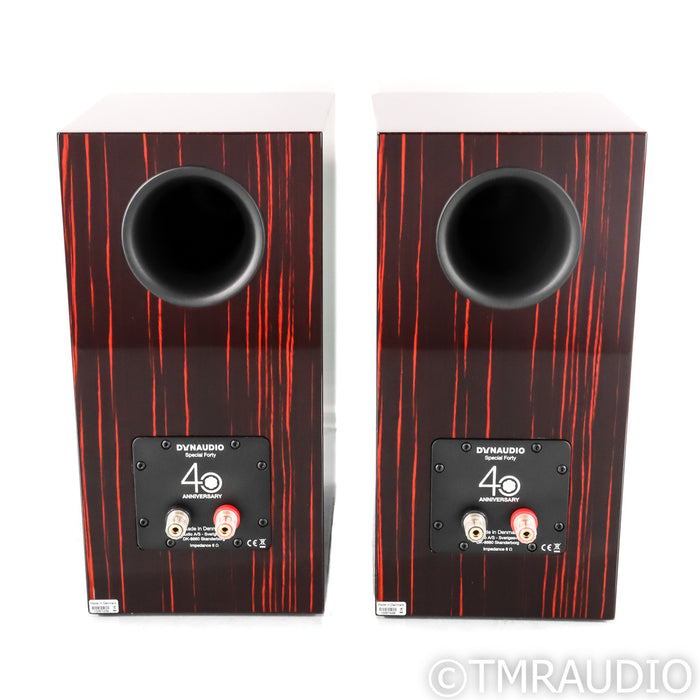 Dynaudio Special Forty Bookshelf Speakers; Black Vine High Gloss Pair