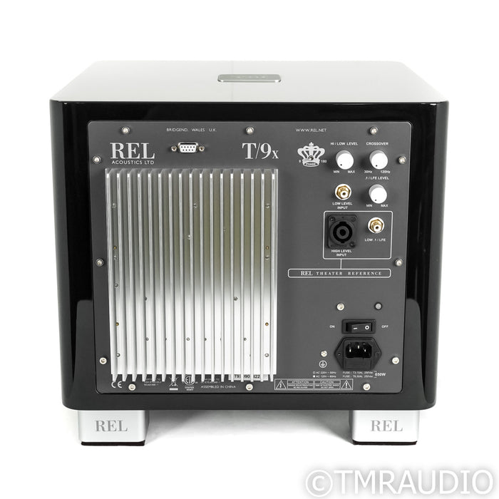 REL Acoustics T/9x 10" Powered Subwoofer; Gloss Black