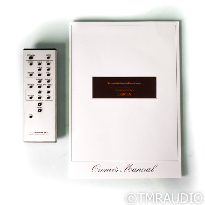 Luxman L-507uX Stereo Integrated Amplifier; MM & MC Phono