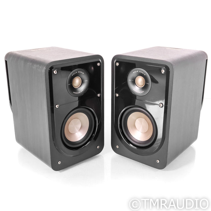 Polk Audio Signature S15 Bookshelf Speakers; Black Walnut Pair