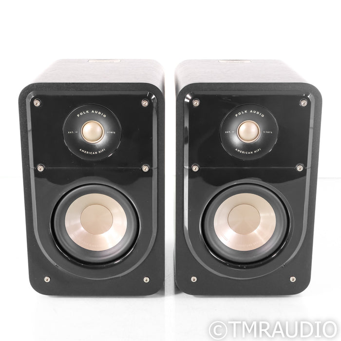 Polk Audio Signature S15 Bookshelf Speakers; Black Walnut Pair