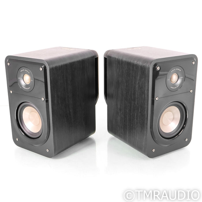 Polk Audio Signature S15 Bookshelf Speakers; Black Walnut Pair