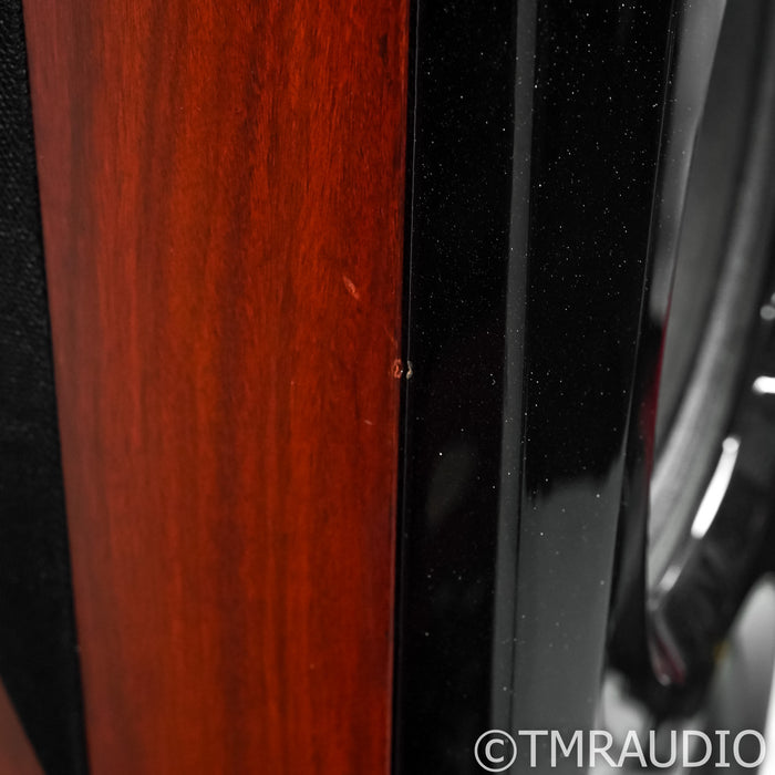 Legacy Aeris Floorstanding Speakers; Cherry Pair w/ Wavelet Processor