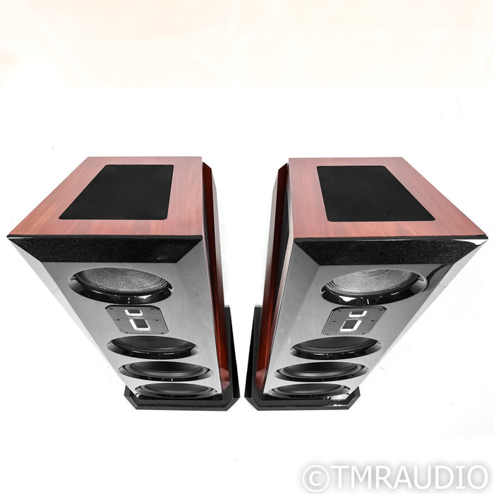 Legacy Aeris Floorstanding Speakers; Cherry Pair w/ Wavelet Processor