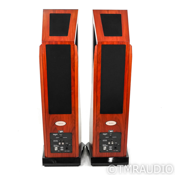 Legacy Aeris Floorstanding Speakers; Cherry Pair w/ Wavelet Processor