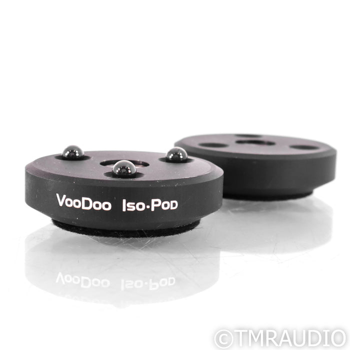 VooDoo Cables Iso-Pod Component Isolation System; Black Set of Three