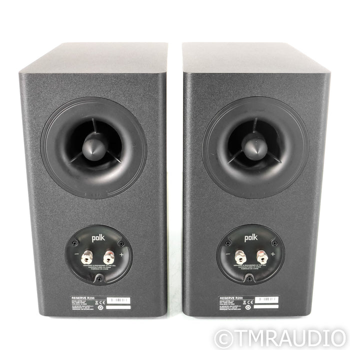 Polk Audio Reserve R200 Bookshelf Speakers; Black Pair