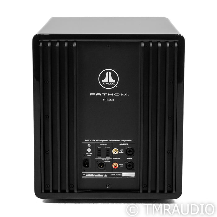 JL Audio Fathom F112v2 12" Powered Subwoofer; Gloss Black