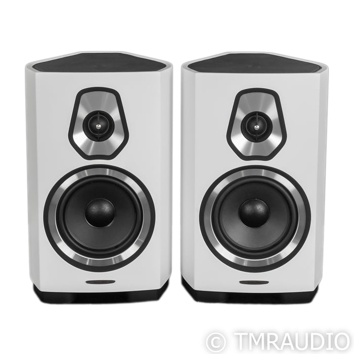 Sonus Faber Sonetto II Bookshelf Speakers; Satin White Pair