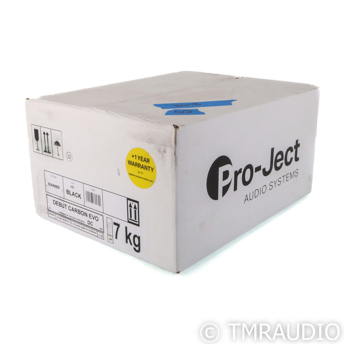 Pro-Ject Debut Carbon EVO Turntable; Black w/ Sumiko Rainier MM (Sealed)