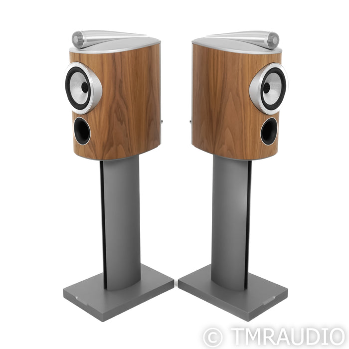 Bowers & Wilkins 805 D4 Speakers, w/ FS-805 D4 Stands; Satin Walnut Pair