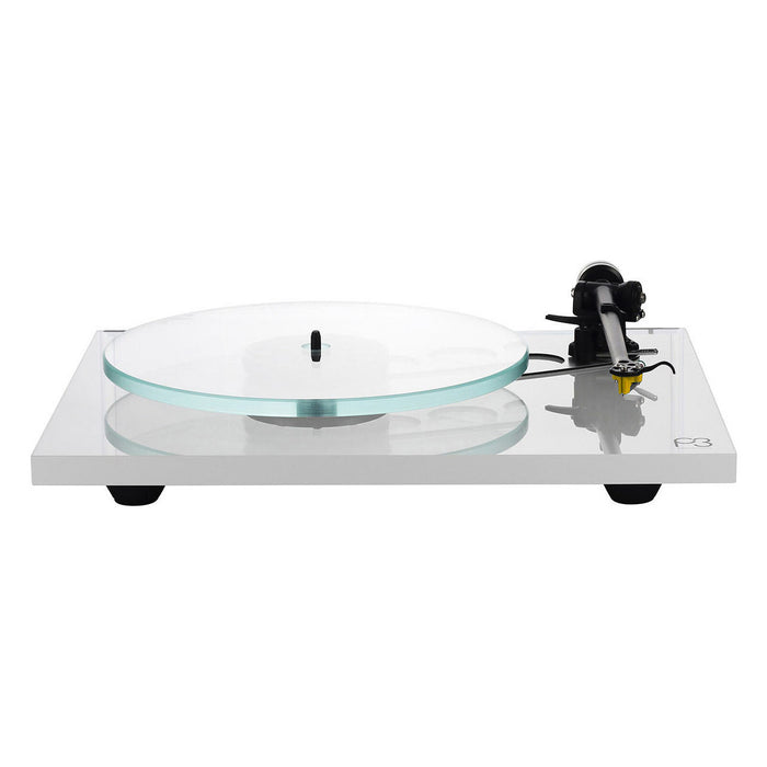 Rega Planar 3 Belt Drive Turntable; White with Exact MM (Sealed)