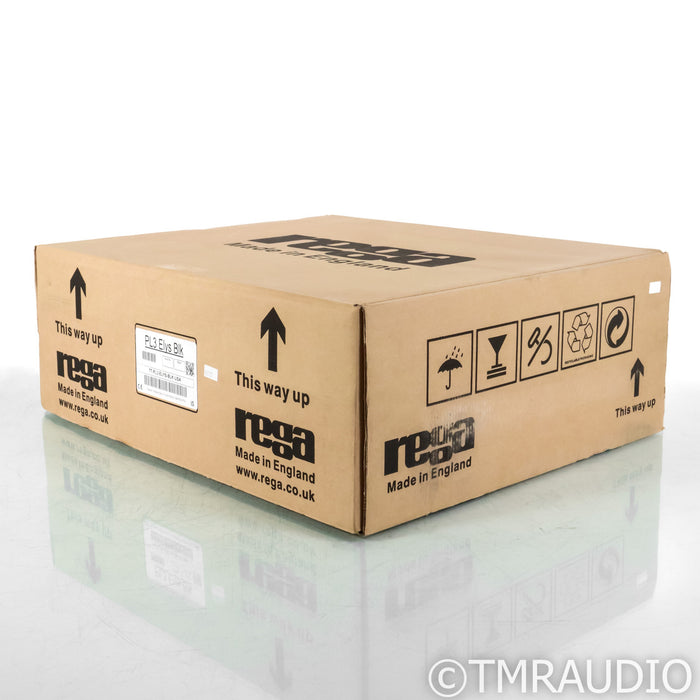 Rega Planar 3 Belt Drive Turntable; Black with Elys 2 MM (Sealed)