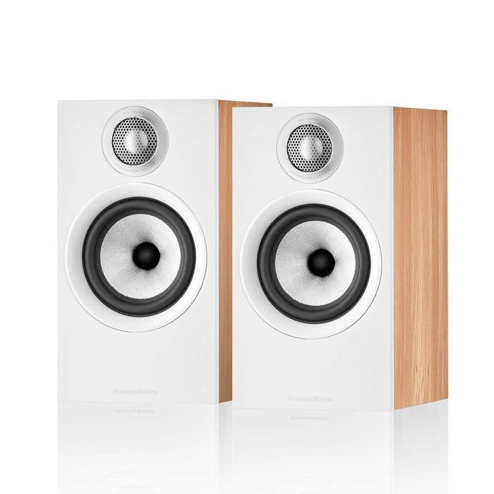 B&W 607 S2 Anniversary Edition Bookshelf Speakers; Oak Pair (Sealed)