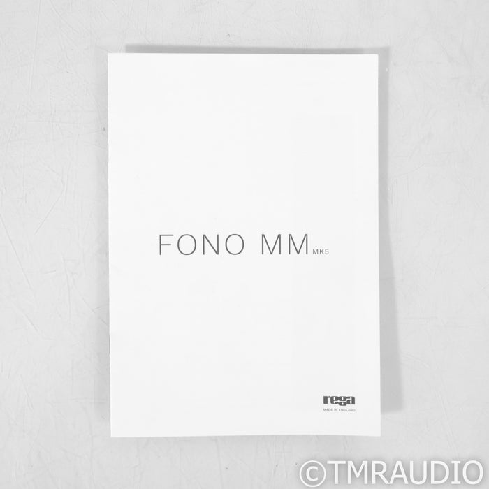 Rega Fono MM MK5 MM Phono Preamplifier