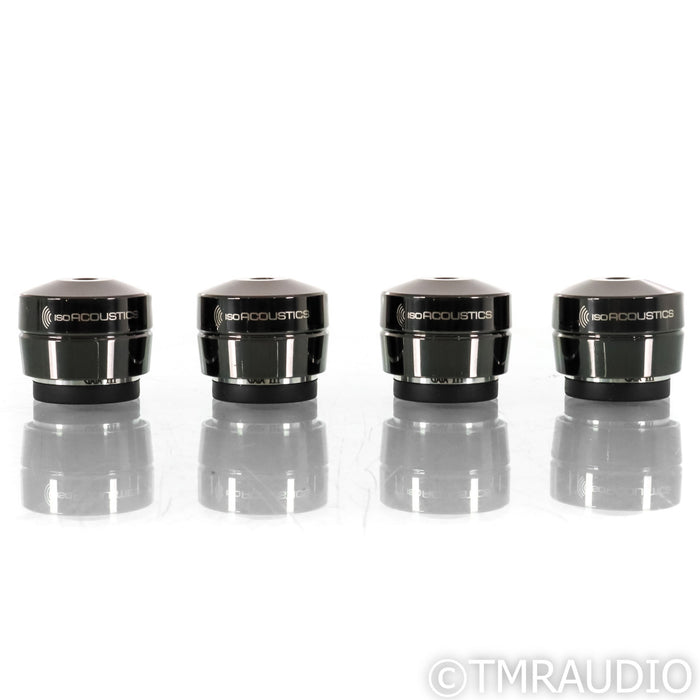 IsoAcoustics Gaia III Isolation Feet; Set of Four w/ Gaia Carpet Disks