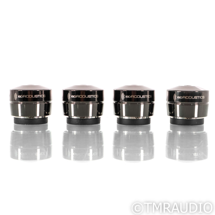 IsoAcoustics Gaia III Isolation Feet; Set of Four w/ Gaia Carpet Disks