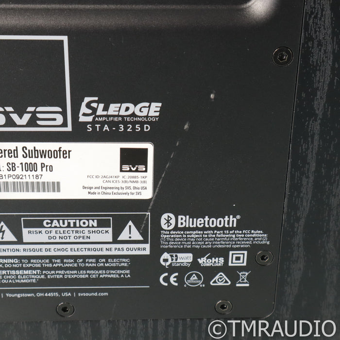 SVS SB-1000 Pro 12" Powered Subwoofer; Black Ash