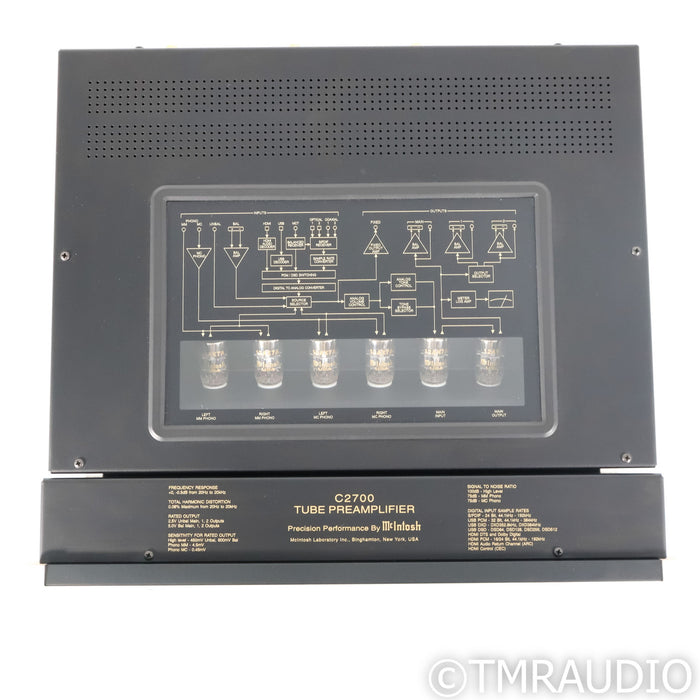 McIntosh C2700 Stereo Tube Preamplifier; MM & MC Phono