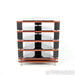 Naim Fraim Equipment Stand; 5 Shelves; Cherry / Black