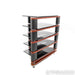 Naim Fraim Equipment Stand; 5 Shelves; Cherry / Black
