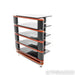 Naim Fraim Equipment Stand; 5 Shelves; Cherry / Black